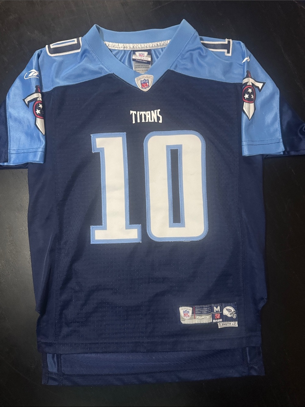 NFL Tennessee Titans #10 Jersey - Navy & Light Blue